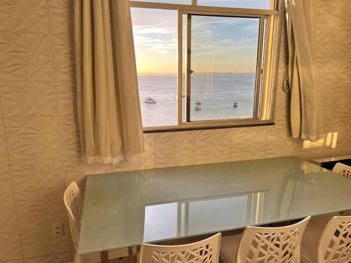 Apartamento No Farol Da Barra. Vista Deslumbrante Para O Mar! No Circuito Do Carnaval. Ao Lado Do Porto Da Barra ! 萨尔瓦多 外观 照片